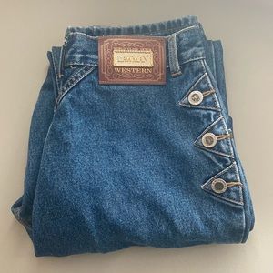 Womens vintage lawman high rise jeans